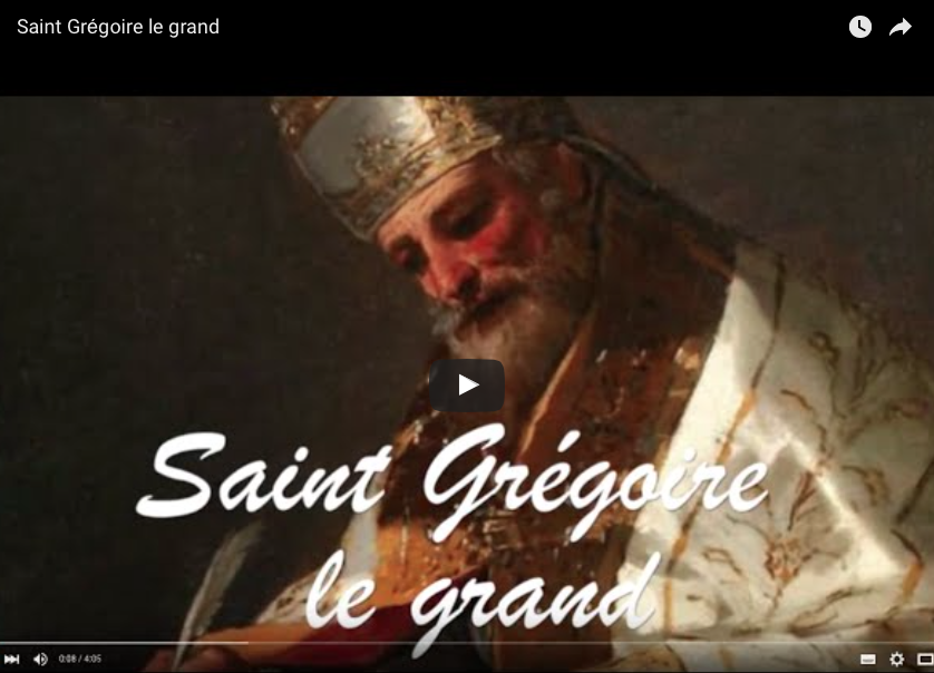 Vidéo : Saint Grégoire le grand