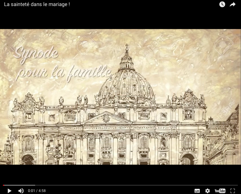Vidéo : La Sainteté dans le mariage !